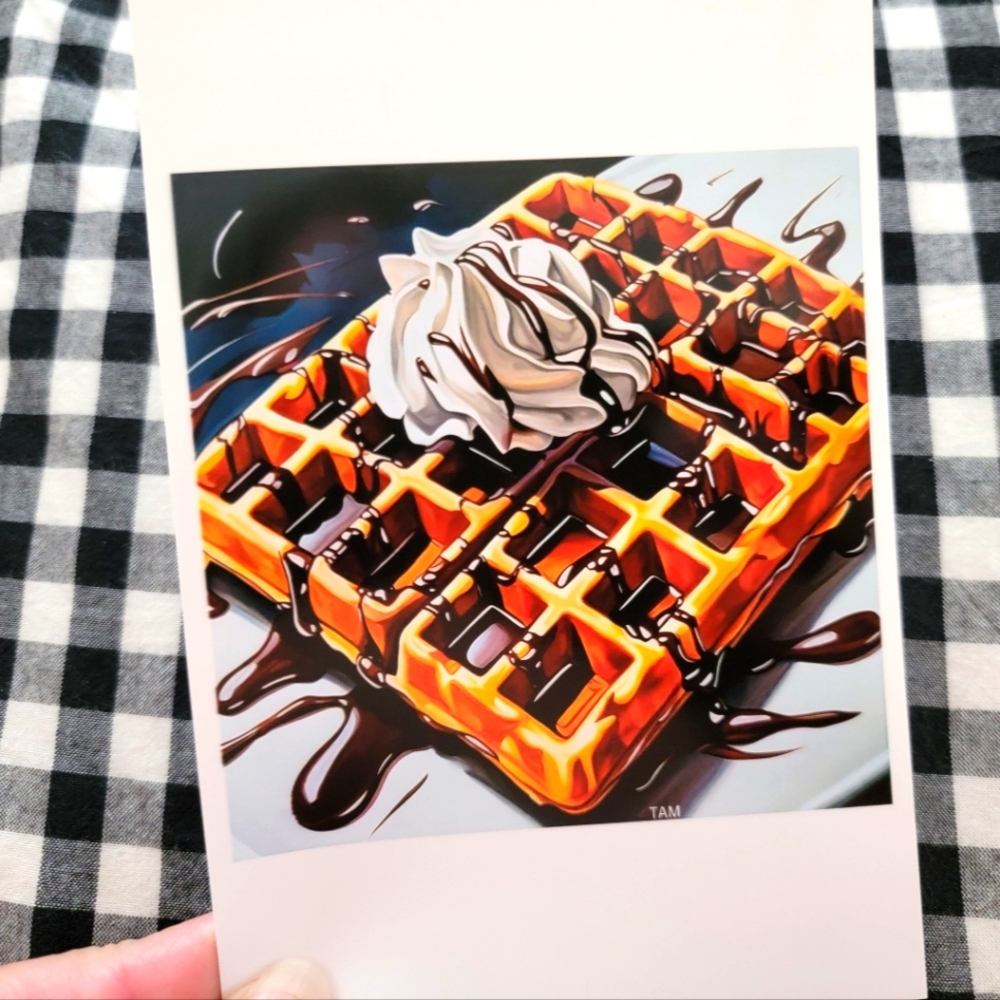 Waffle Art Print
